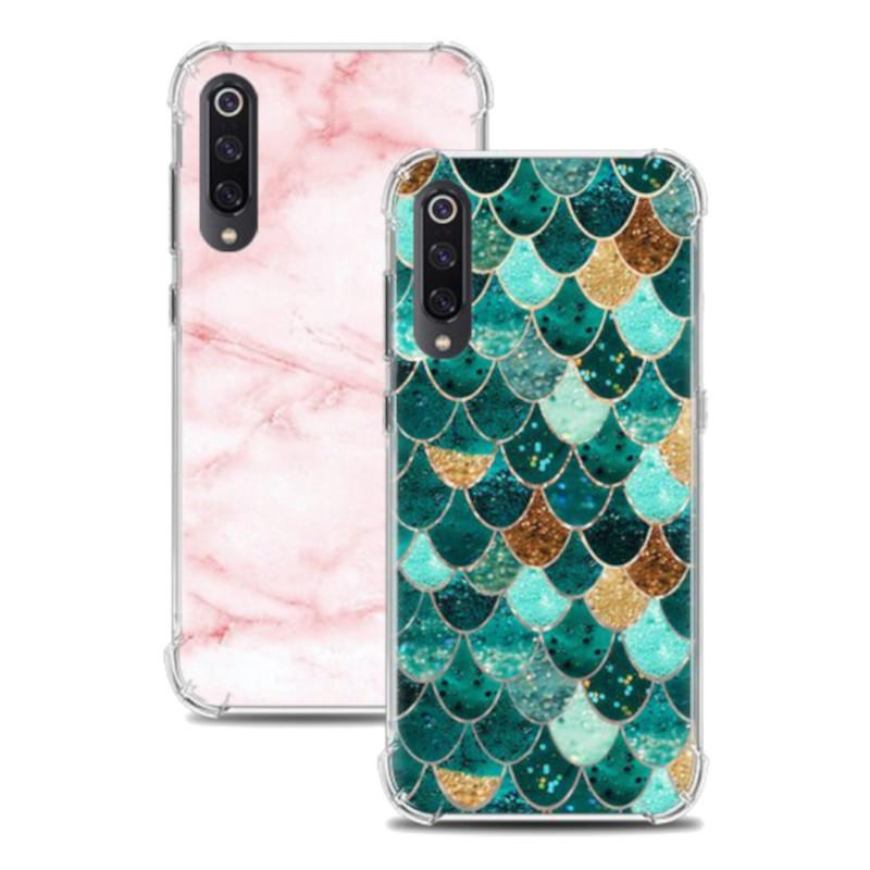 Bakeey Shockproof Air Cushion Corner Soft TPU Colorful Protective Case for Xiaomi Mi9 / Mi 9 Transparent Edition (6.39