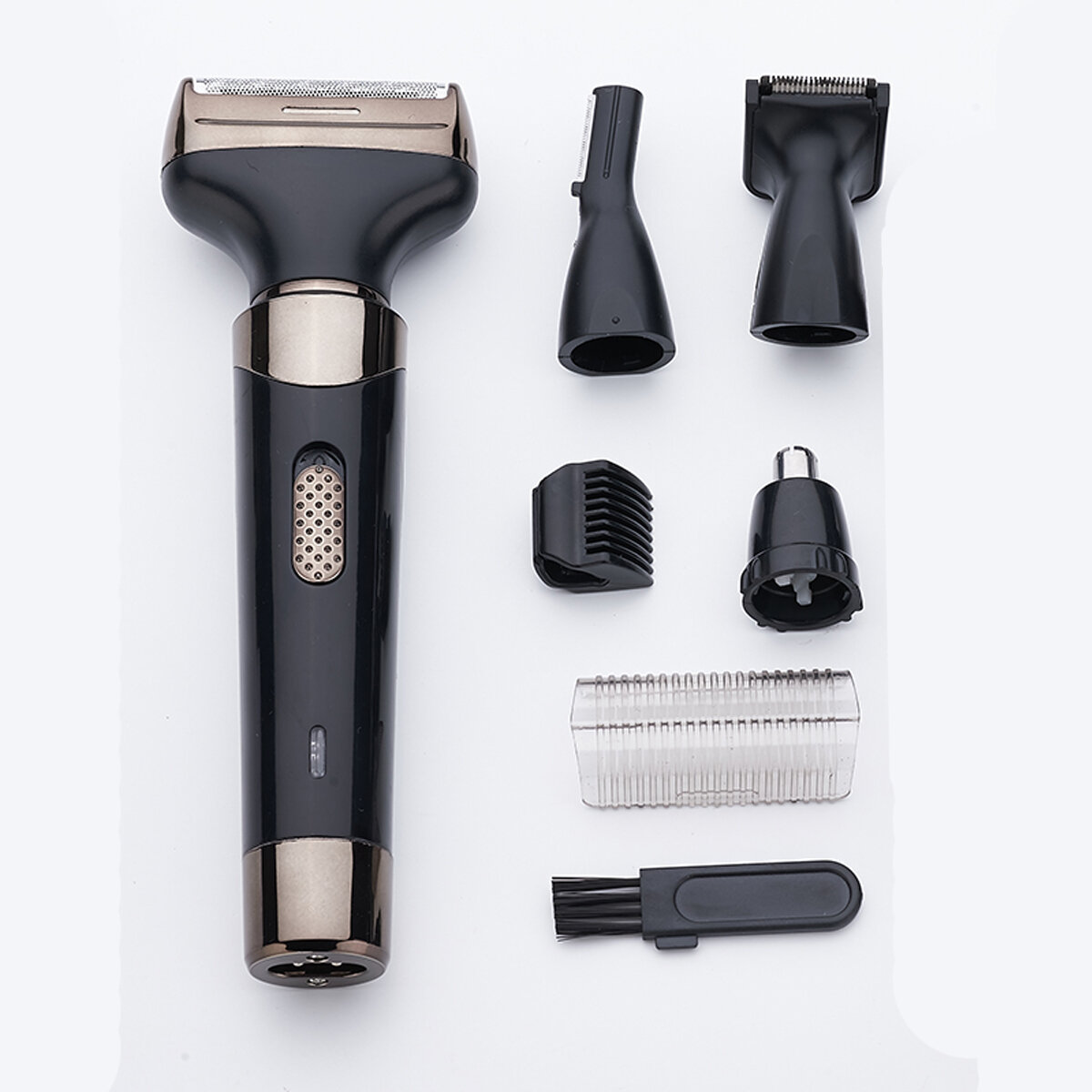 4 In 1 1200mAh USB Rechargeable Electric Hair Clipper Waterproof Beard Shaver Sideburns Eyebrows Nose Hair Trimmer