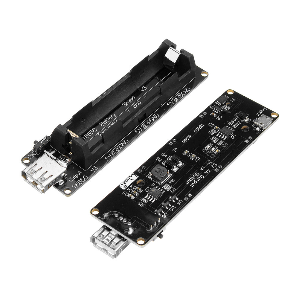 ESP32 ESP32S 18650 Batterijladeschild V3 Micro USB Type-A USB 0.5A testoplaadbescherming Geekcreit v
