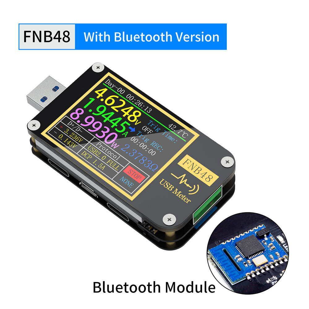 best price,fnb48,usb,tester,voltmeter,ammeter,with,bluetooth,discount