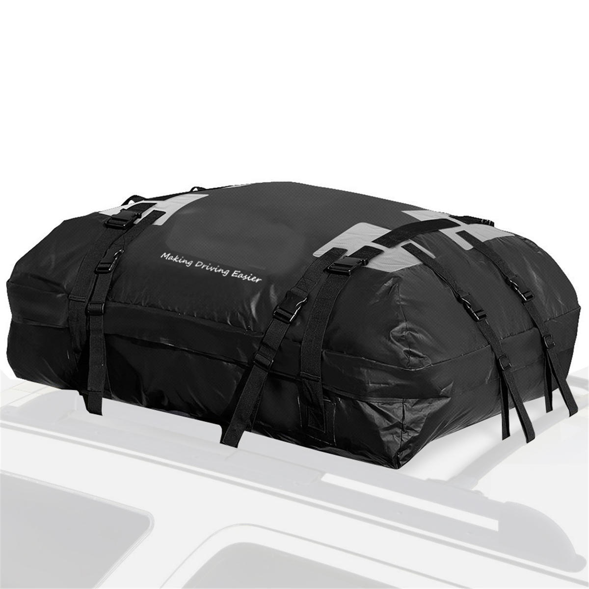 Outdoor Travel Car Roof Rack Tas Pack Waterproof Cargo Carrier Luggage Storage Pouch