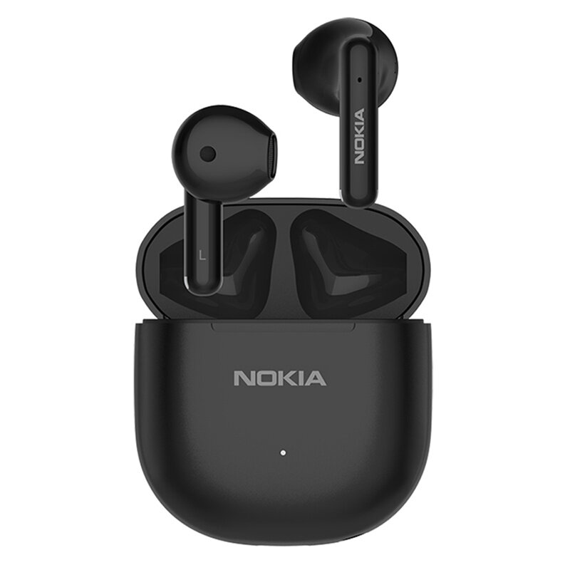 Nokia E3103 TWS Bluetooth V5.1-Kopfhörer Halber In-Ear-Kopfhörer mit niedriger Latenz 3D-Stereo-ENC-Sport-Ohrhörer Headsets...