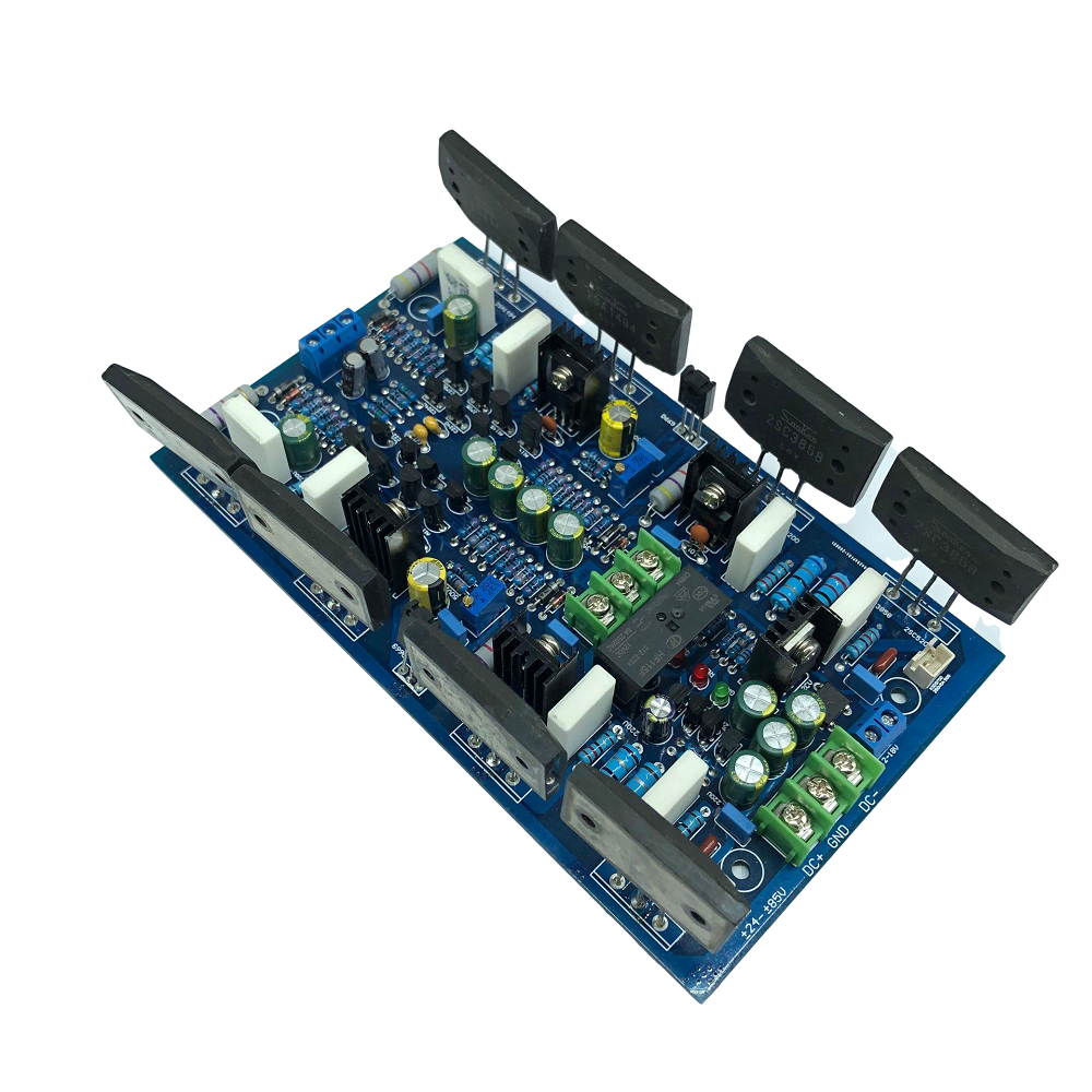 

YJ00180-Sanken Tube 2SA1494/2SC3858 300W+300W High-Power Dual-Channel Digital Audio Power Amplifier Board