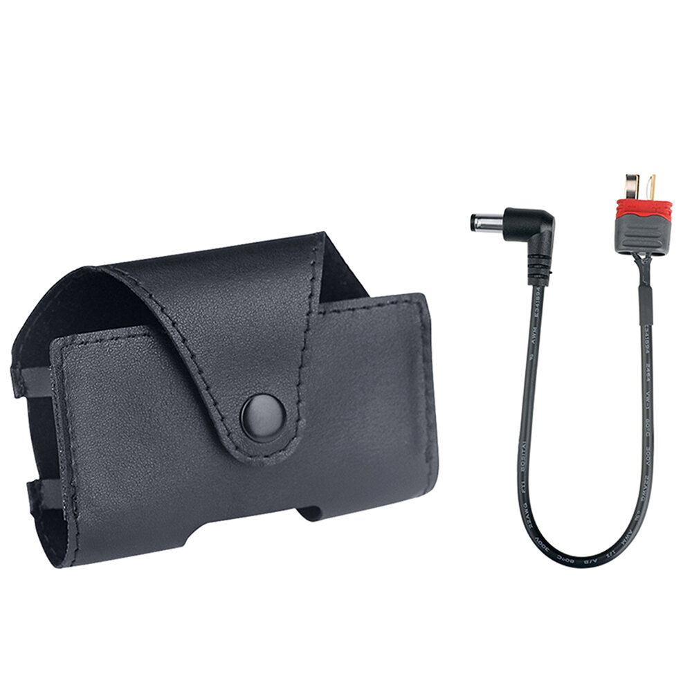 RCSTQ Battery Power Supply Charger Cable Wire With Battery Storage Bag for DJI FPV V2 Goggles FPV RC
