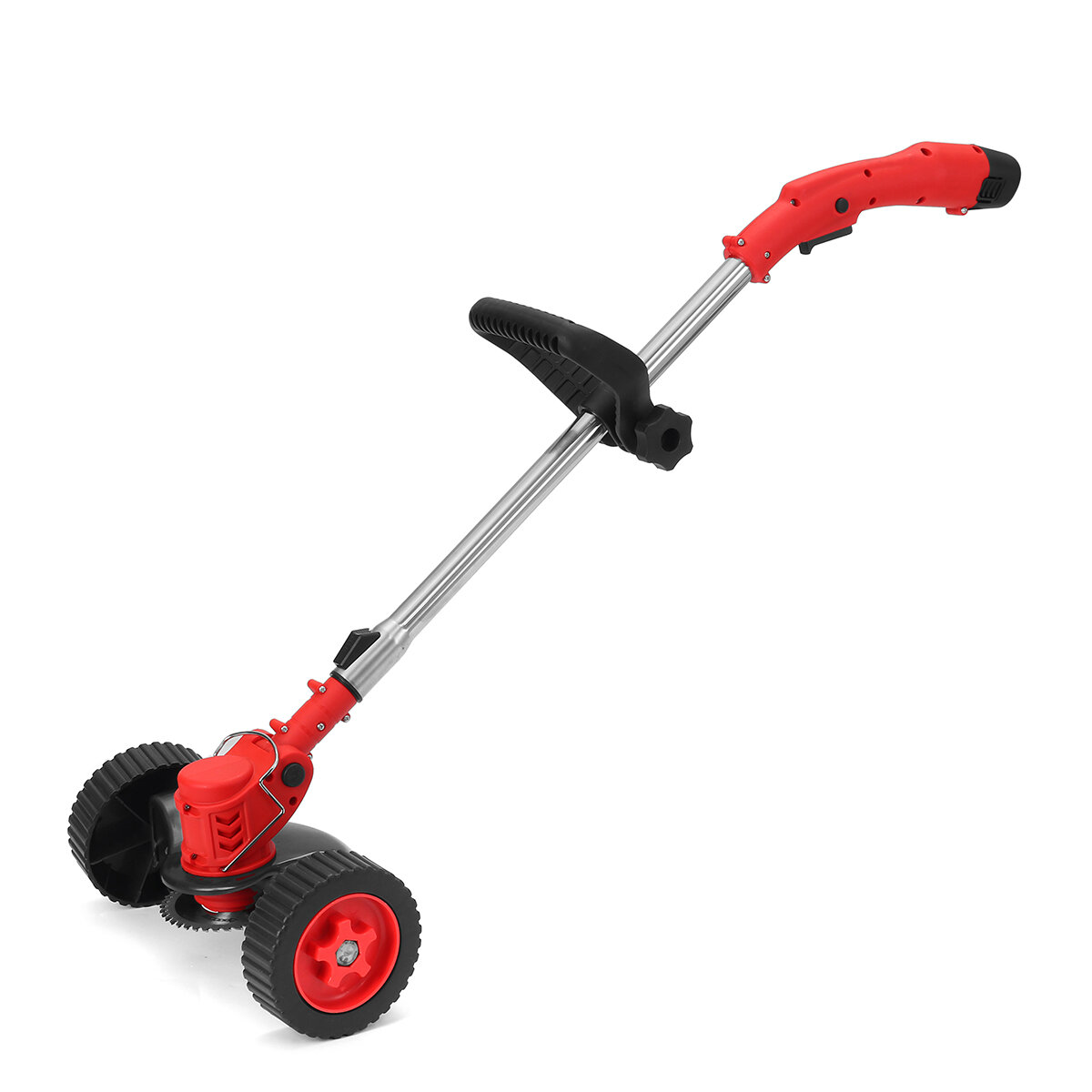 

24V 1300W Electric Cordless String Trimmer Lawn Mower W/ Wheels Weed Eater Garden Grass Cutting Tool W/ 1/2pcs Battery