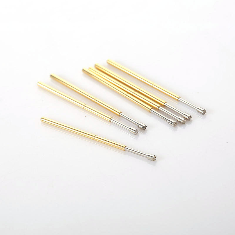 P100-H2 Spring Test Probe Length 33.35mm With Sharp Angle Needle Head Brass Electrical Instrument Tool For Test Circuit