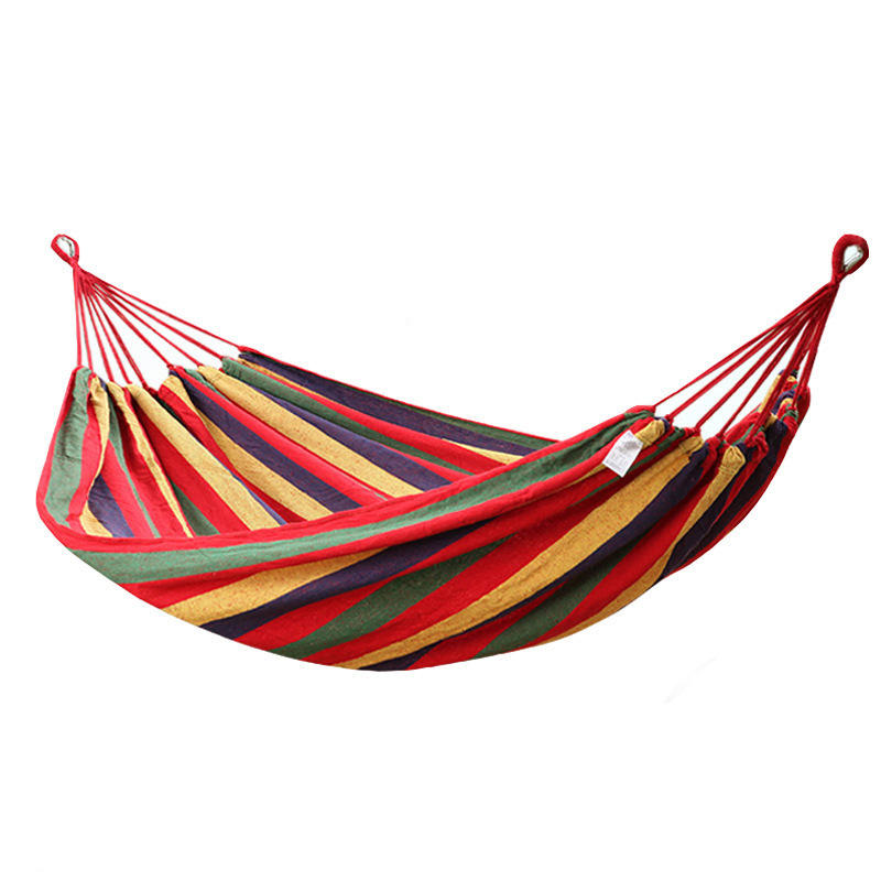 280×100cm Outdoor 2 People Double Hammock Portable Camping Parachute Hanging Swing Bed Max Load 350kg