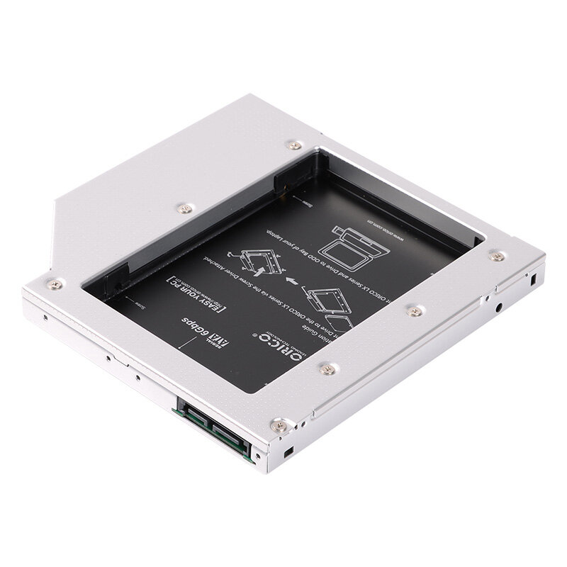 

ORICO L127SS-V1 Aluminum Alloy Internal Hard Driver Mounting Bracket Adapter CD/DVD-ROM Optical Bay 9.5mm HDD SSD Enclos