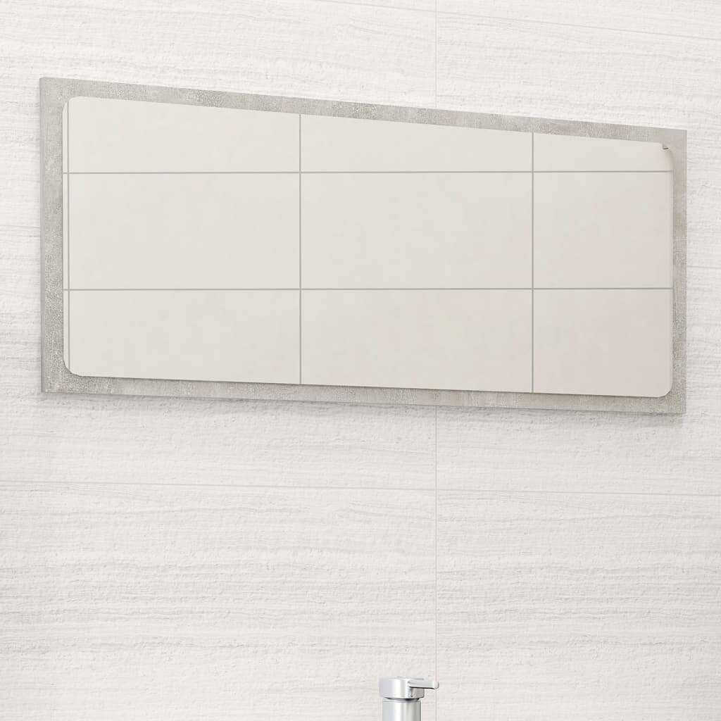 Bathroom Mirror Concrete Gray 31.5