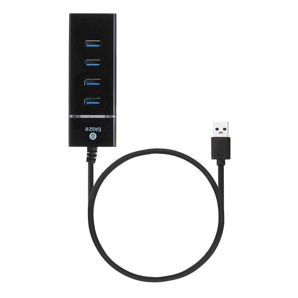 BIAZE HUB8 Aluminum Alloy USB 3.0 to 3-Port USB 3.0 OTG HUB Adapter 0.5M
