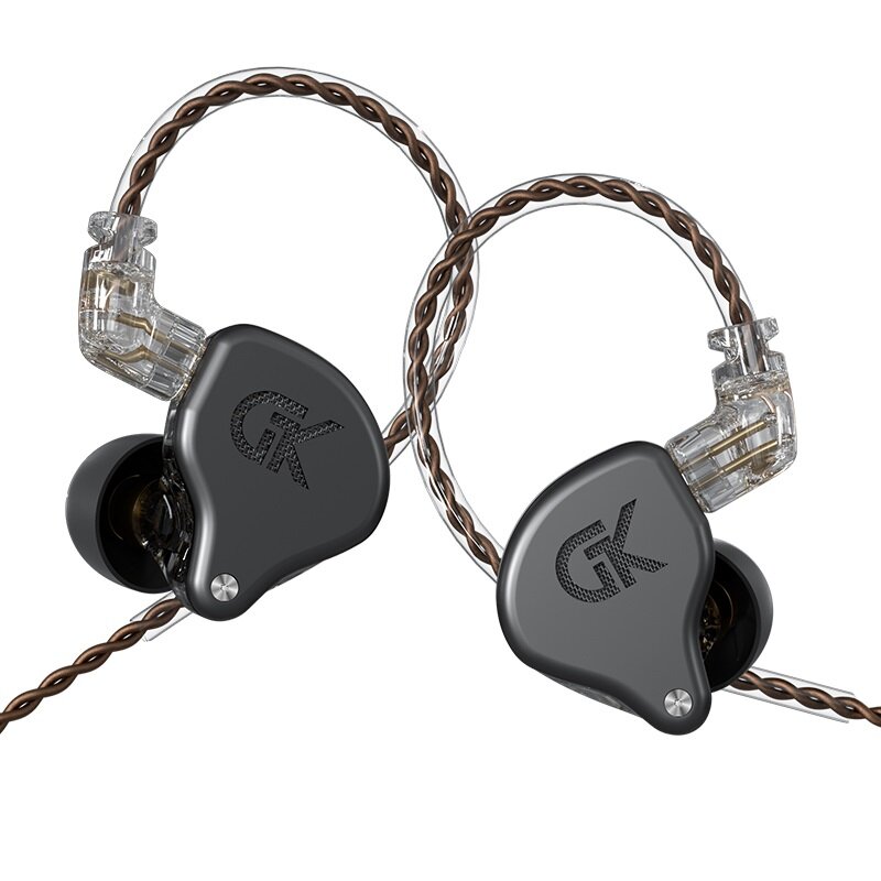 

KZ GK GK10 10 Units Earphone 3.5mm Wired Earbuds 1DD+4BA Balanced Armature HiFi Stereo Bass In-ear Music Headphones