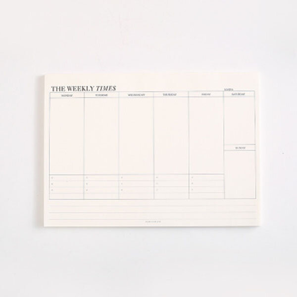 Simple Business Notebook Removable Notebook Office Dikke kalender met middelgroot memorandum