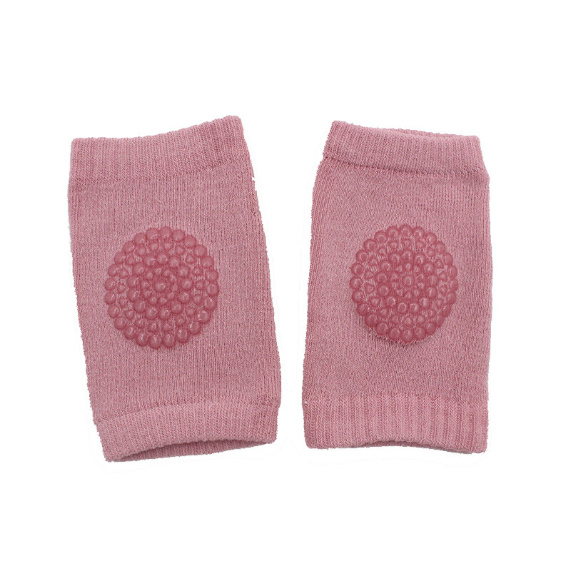 80% Cotton Summer Children's Dotted Knee Pads Non-Slip Breathable Crawling Toddler Knee Socks Protective Gear