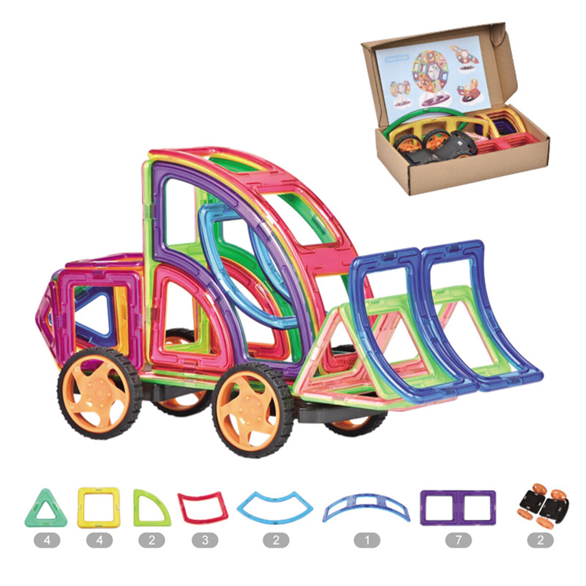 

25шт магнитные блоки строительный набор DIY магнитные сборки игрушки для детей развивающие