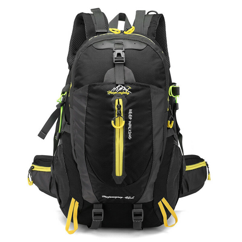 40L Wodoszczelny plecak wspinaczkowy Nylon Sport Podróżowanie Wędrówka Torba na ramię Unisex Plecak na aktywności na świeżym powietrzu dla mężczyzn i kobiet