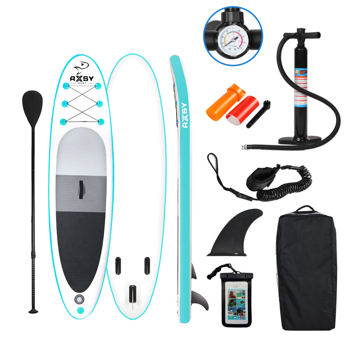 best price,10.5ft,inflatable,stand,up,surfing,sup,paddle,board,set,eu,coupon,price,discount