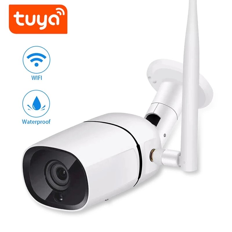 Tuya S2-B01 HD 1080P 2MP Wi-Fi-camera IP66 Waterdicht IR Nachtzicht Ondersteuning Bewegingssensor De