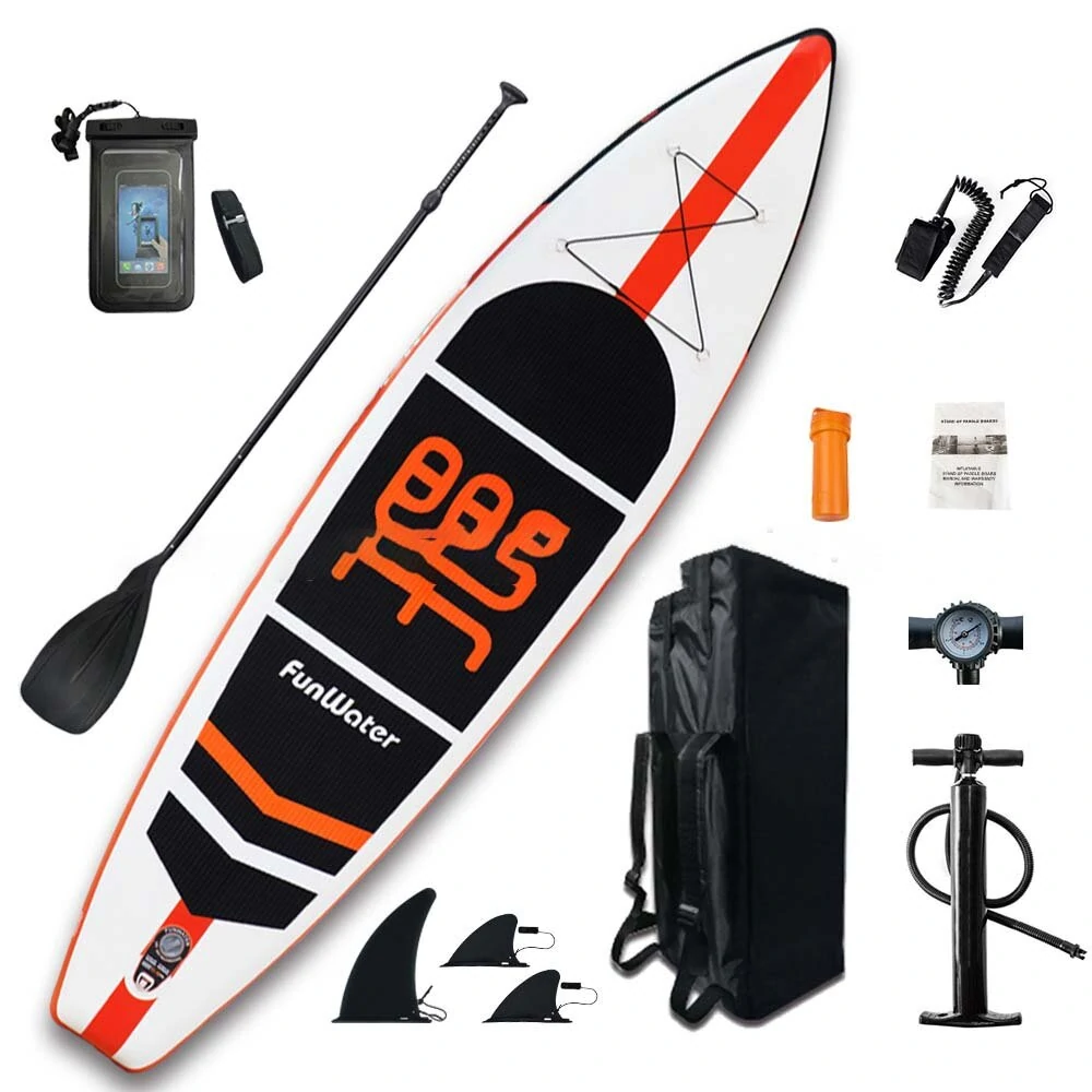 Χαμηλότερη τιμή ως σήμερα στα 157,19€ από αποθήκη Τσεχίας | [EU Direct] FunWater Inflatable Stand Up Surfboard Paddle Board 132*33*6Inch With Air Pump Paddle Bag Waterproof Bag Safety Rope SUPFW03A