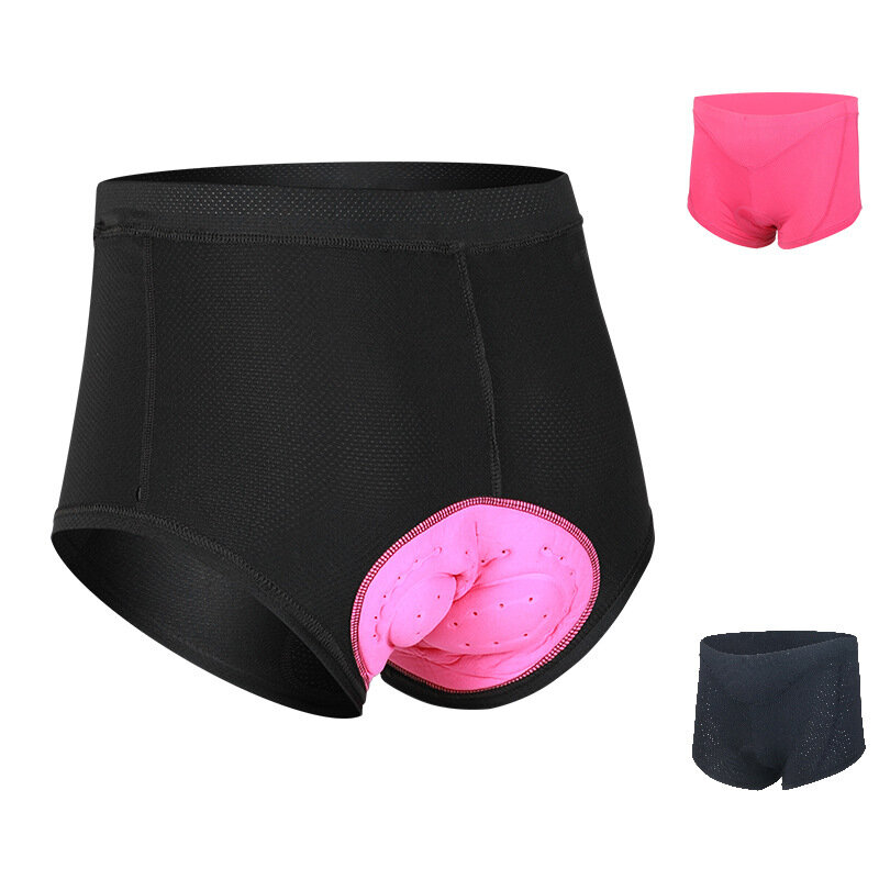 XINTOWN Roupa interior de ciclismo para mulheres da equipe Pro Ciclismo Bike Bicycle Shorts Briefs Knickers Gel 3D Padded 3 cores