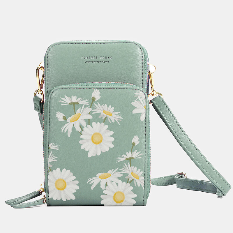 Dames Daisy Clutch Bag Card Bag Phone Bag Crossbody Bag