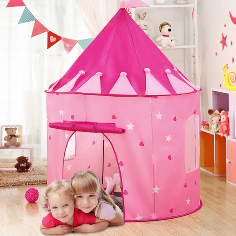 Love Stars Pattern Kinderen Kinderen Interactief Spel Speeltent Tuin Indoor Yurt Castle Speelhuisje 