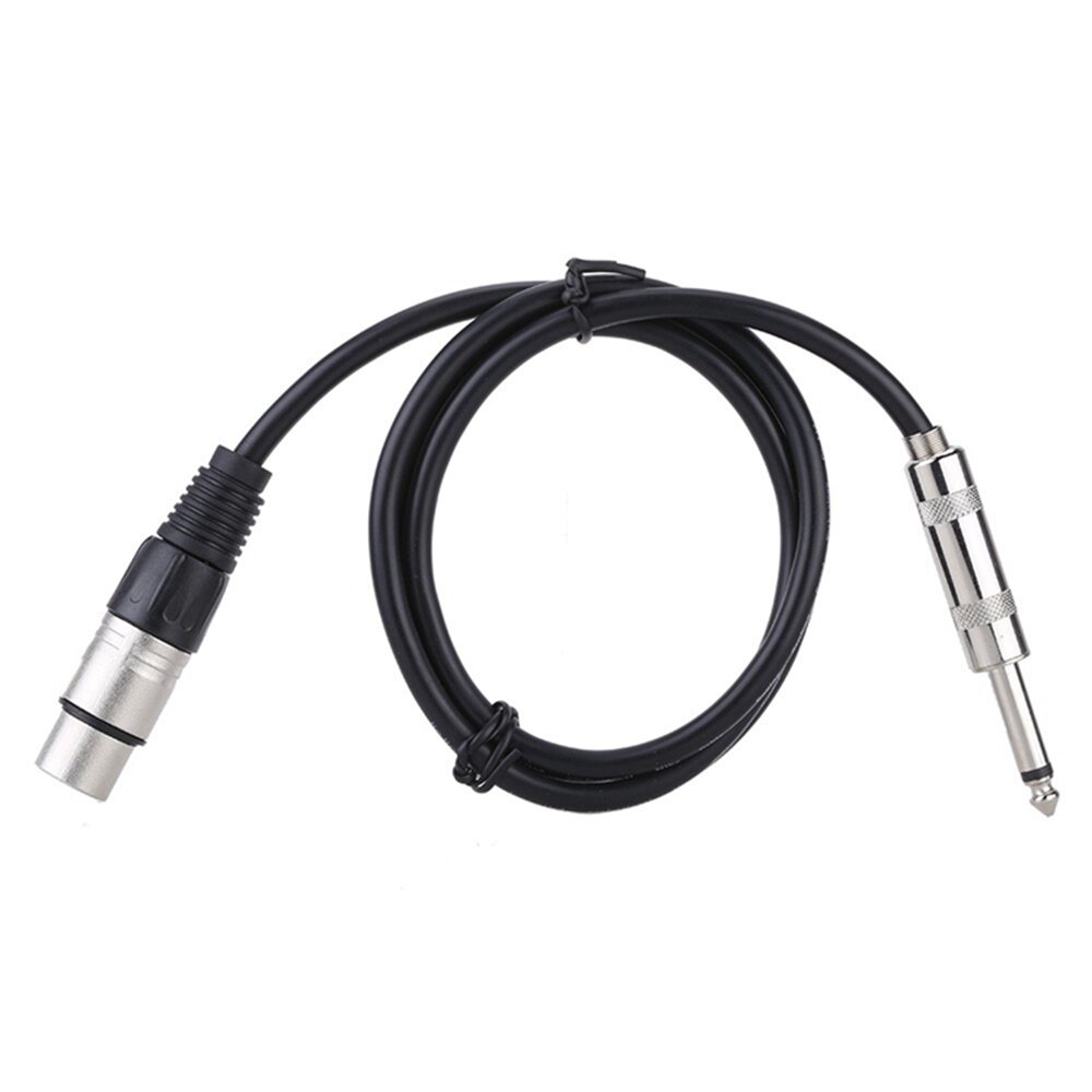 6.35mm Male naar XLR Vrouwelijke Microfoon Kabel Audio Stereo Mic Kabel Luidspreker Versterker Mixer