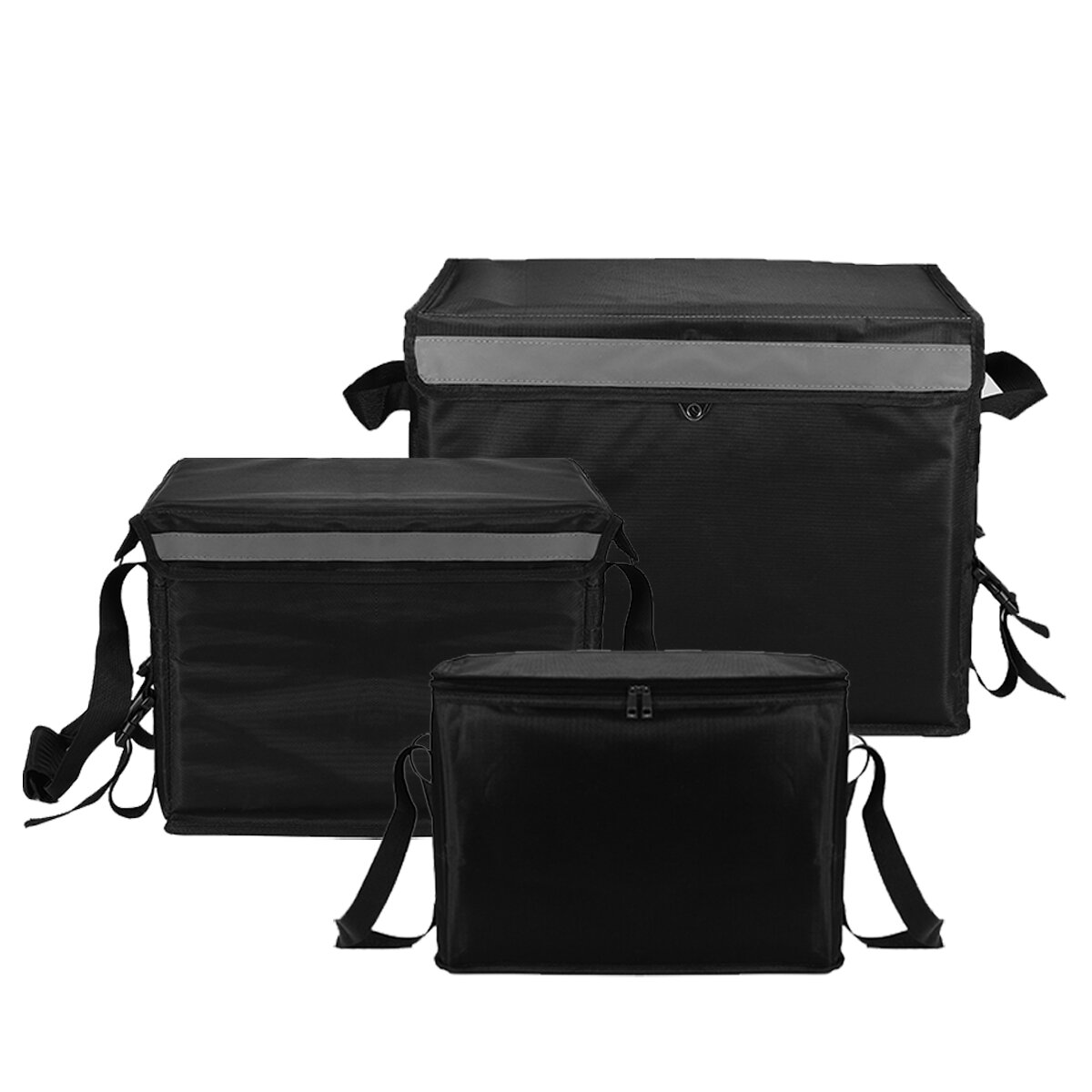 Ételhordó táska 23/30/62 literes hőszigetelt tárolóval, meleg/hideg táskával, kültéri kempinghez, piknikhez, BBQ-hoz belső tartóval.