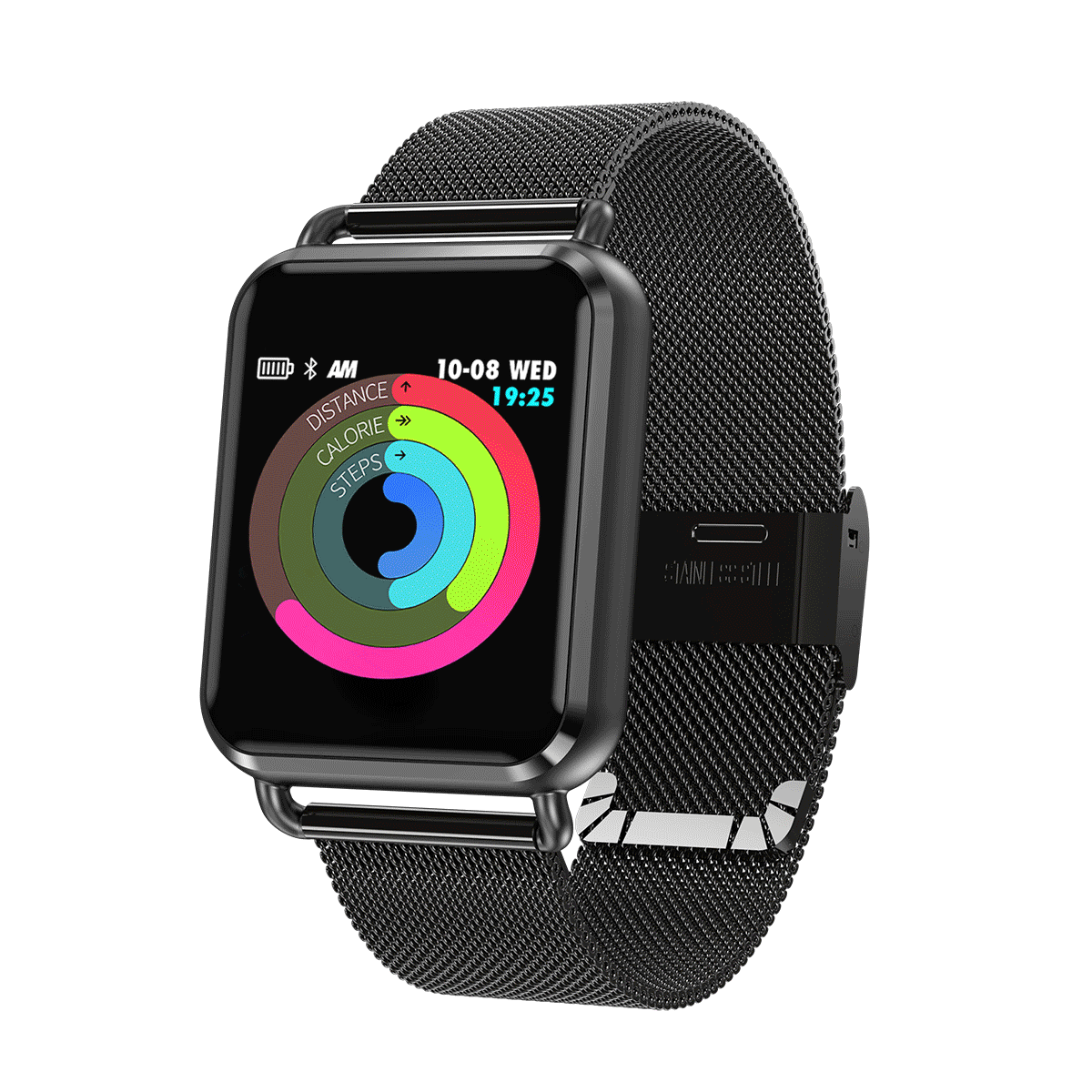 Newwear Q3 Plus 1.3' Dynamic Blood Pressure Custom Interface Long Standby Multi-language Smart Watch