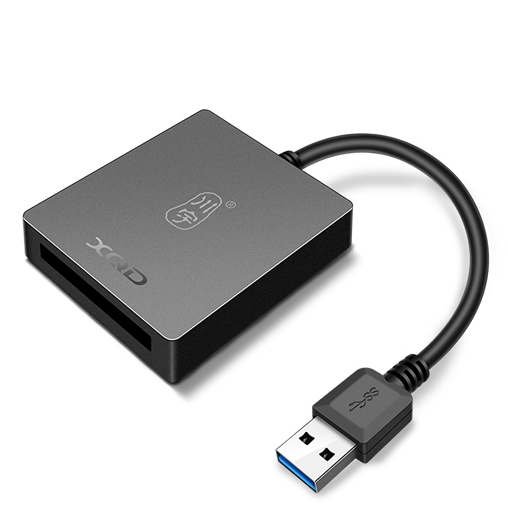 Kawau C501 USB 3.1 GEN1 XQD بطاقة قارئ USB Type-C XQD Memory بطاقة قارئ حتى 300 ميجابايت / ثانية لـ Nikon سوني الة تصوير