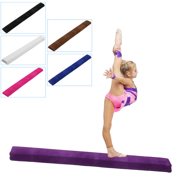 120cm Balance Beam Yoga Mats Flannel Software Stitching Gymnastics Children Training Gym Sports