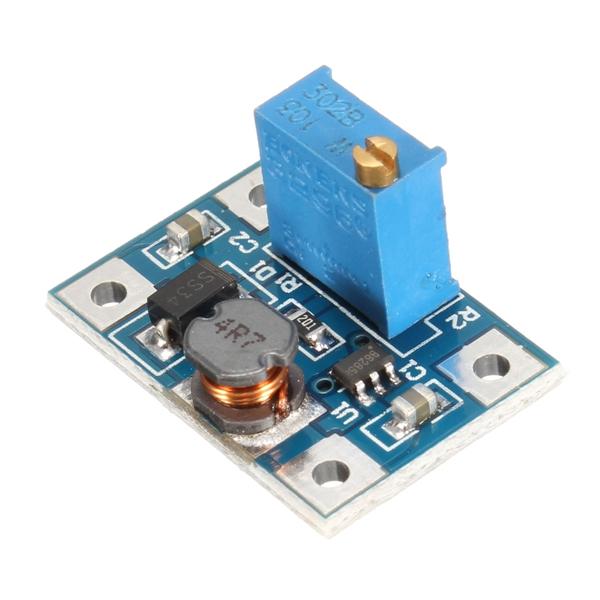 

3pcs 2A DC-DC SX1308 High Current Adjustable Boost Module Short Circuit Protection Overheating Protection Function