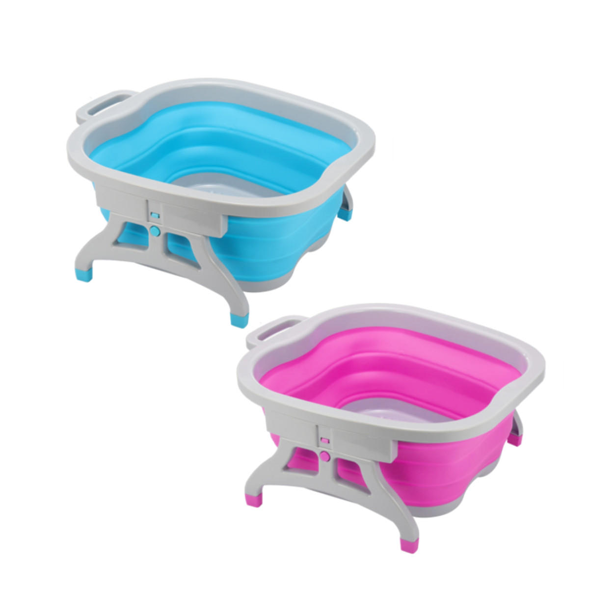 Foldable Foot Bucket Bubble Wet Foot Spa Bath Massage Relaxing Soothing Foot Soaking Water Bucket