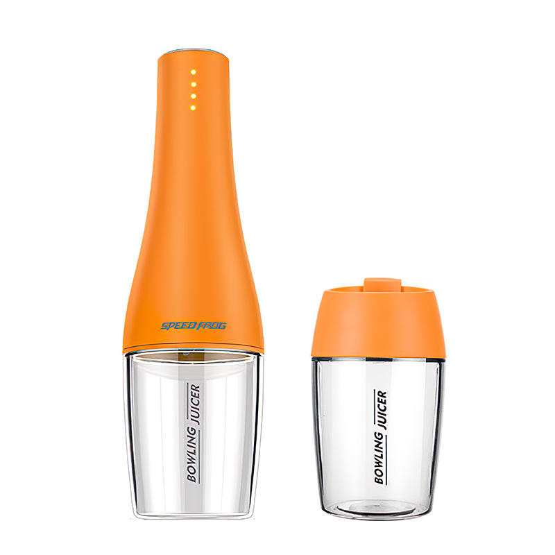 IPRee® 350ml 80W Portable USB DIY Bowling Juicer Machine Fruit Juicing Extractor Cup Shake Blender Bottle  