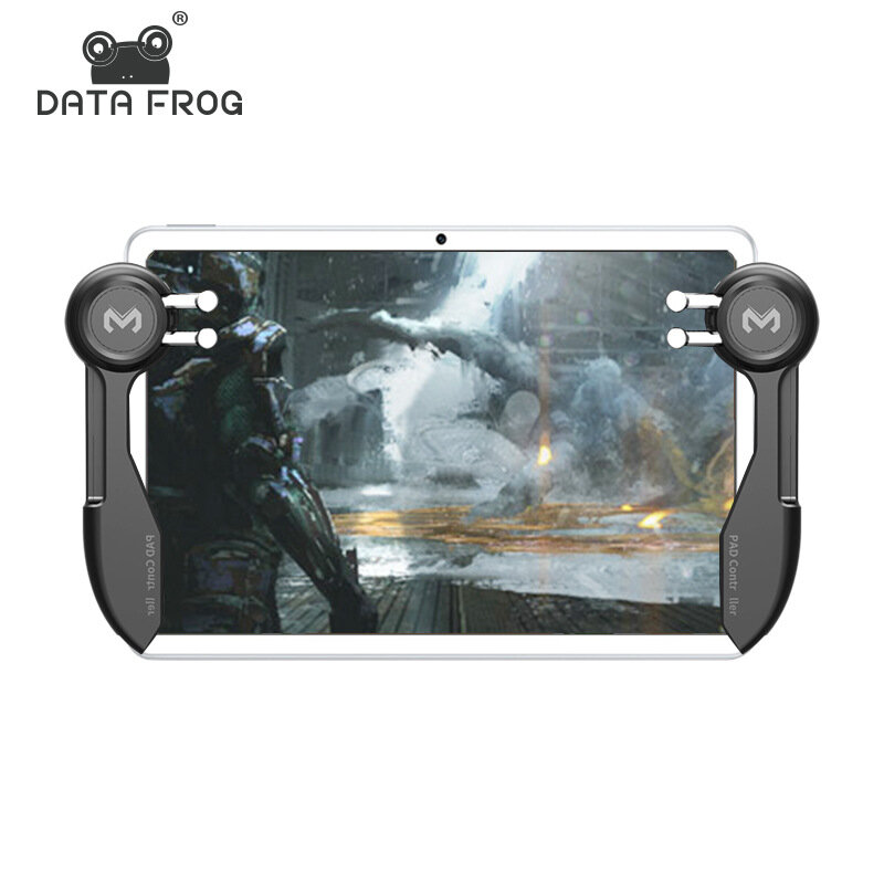 

Data Frog Six Finger PUBG Joystick Game Controller Handle Aim Button L1R1 Shooter Gamepad Trigger for ipad Tablet