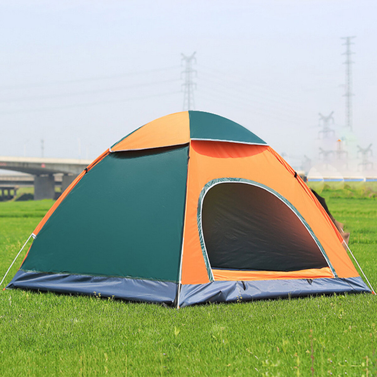 

Automatic Camping Tent Beach Tent 2 Persons Tent Instant Pop Up Open Anti UV Awning Tents Outdoor Sunshelter
