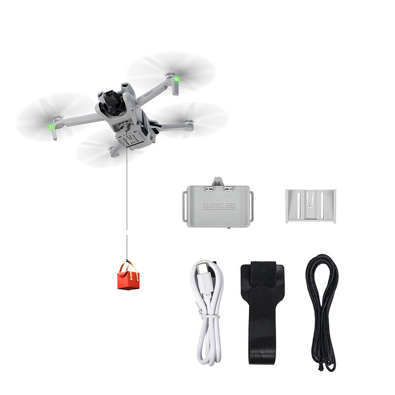 

STARTRC Airdrop Air Dropping System Remote Thrower Transport Gift Sea Fishing Delivery Device for DJI Mini 3 / Mini 3 PR