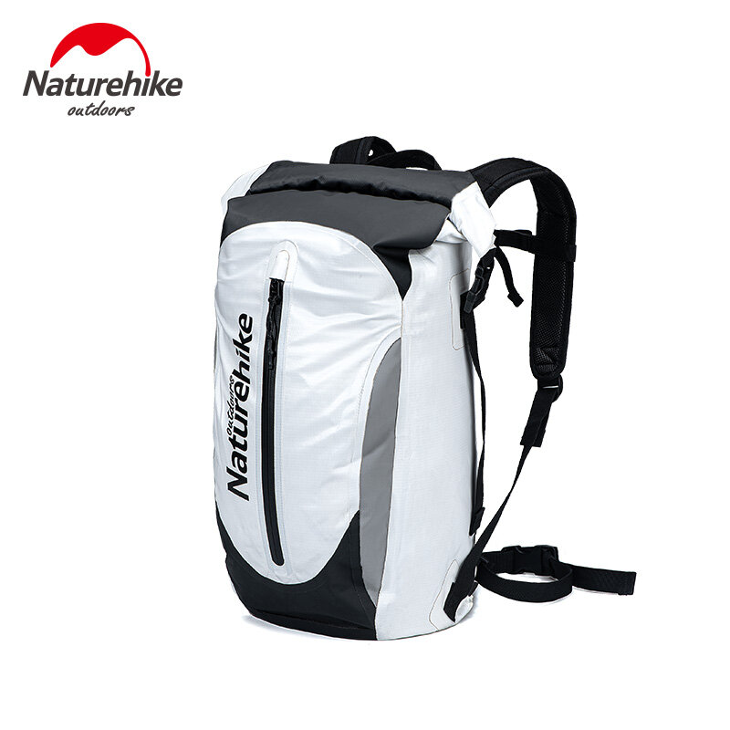 Рюкзак Naturehike 30 л PVC водонепроницаемый рюкзак с двумя лямками для путешествий на походы и кемпинг.