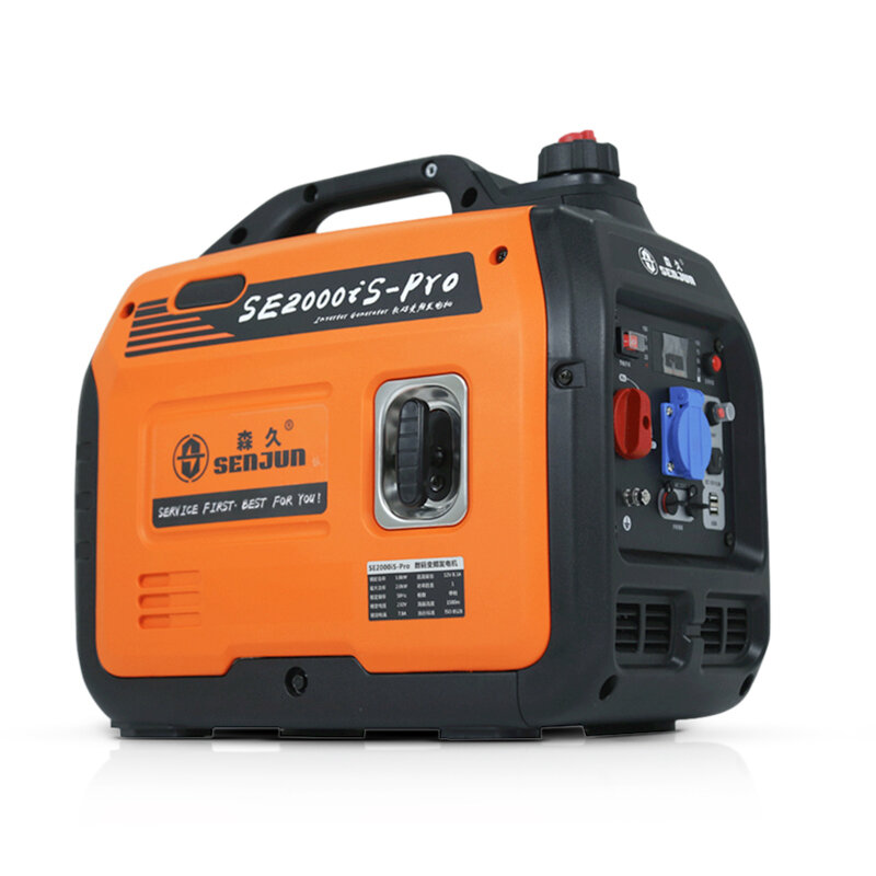 SENJUN SE2000IS-PRO 220V 2000W Inverter Gasoline Generator AC/DC Household Portable Mute Outdoor Charging Station For Camping