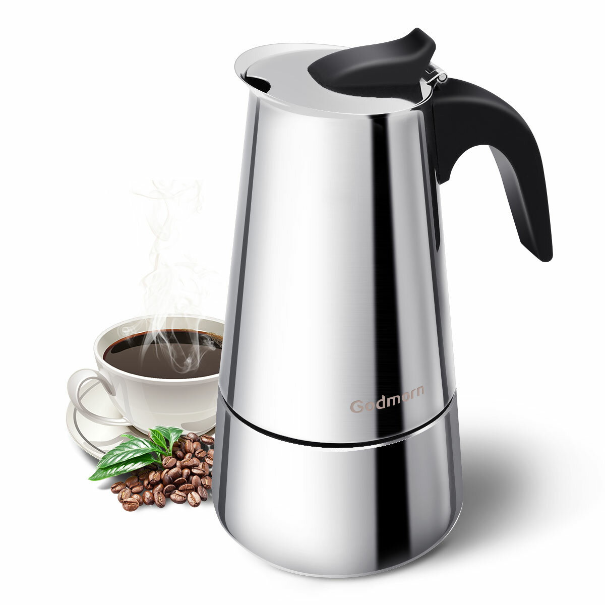 Godmorn Stovetop Espresso Maker Moka Pot 450ml z EU za $15.99 / ~64zł