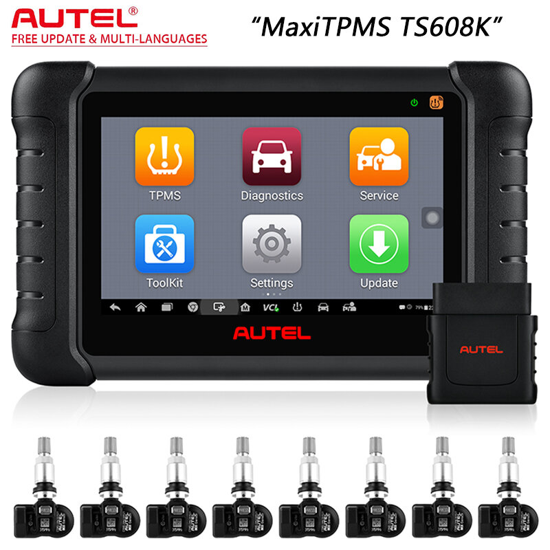 

[EU Direct] Autel MaxiTPMS TS608K MX Sensors Kit OBD2 Scanner 28+ Services All Systems Automotive Diagnostic TPMS Sensor
