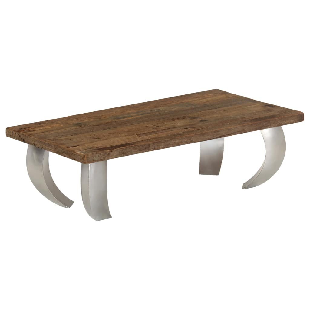 Opium Coffee Table Reclaimed Wood and Steel 43.3