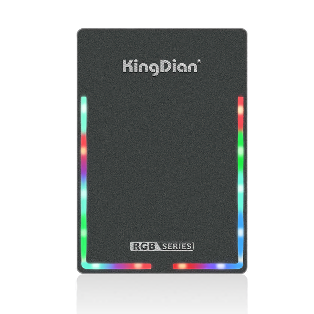 

KingDian RGB 2.5" SSD Internal Solid State Drive 1TB SATA III 3D NAND Gaming Solid State Disk 6.0Gb/s 128G 256G 512G for