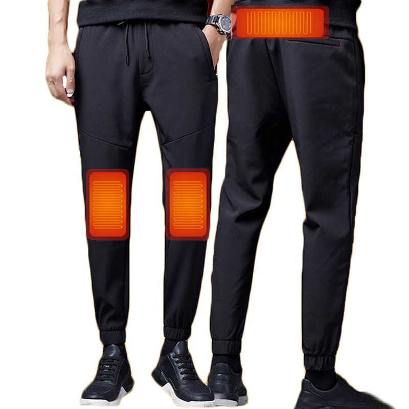 engoo 3-vitesli kontrol erkek USB elektrikli ısıtmalı pantolonum var, kış sporları ve açık hava yürüyüşleri için uygun.