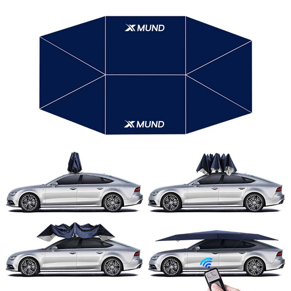 

Xmund 65x86 дюймов автоматический Авто крышка зонта палатка складной Дистанционное Управление анти-УФ Авто солнцезащитны