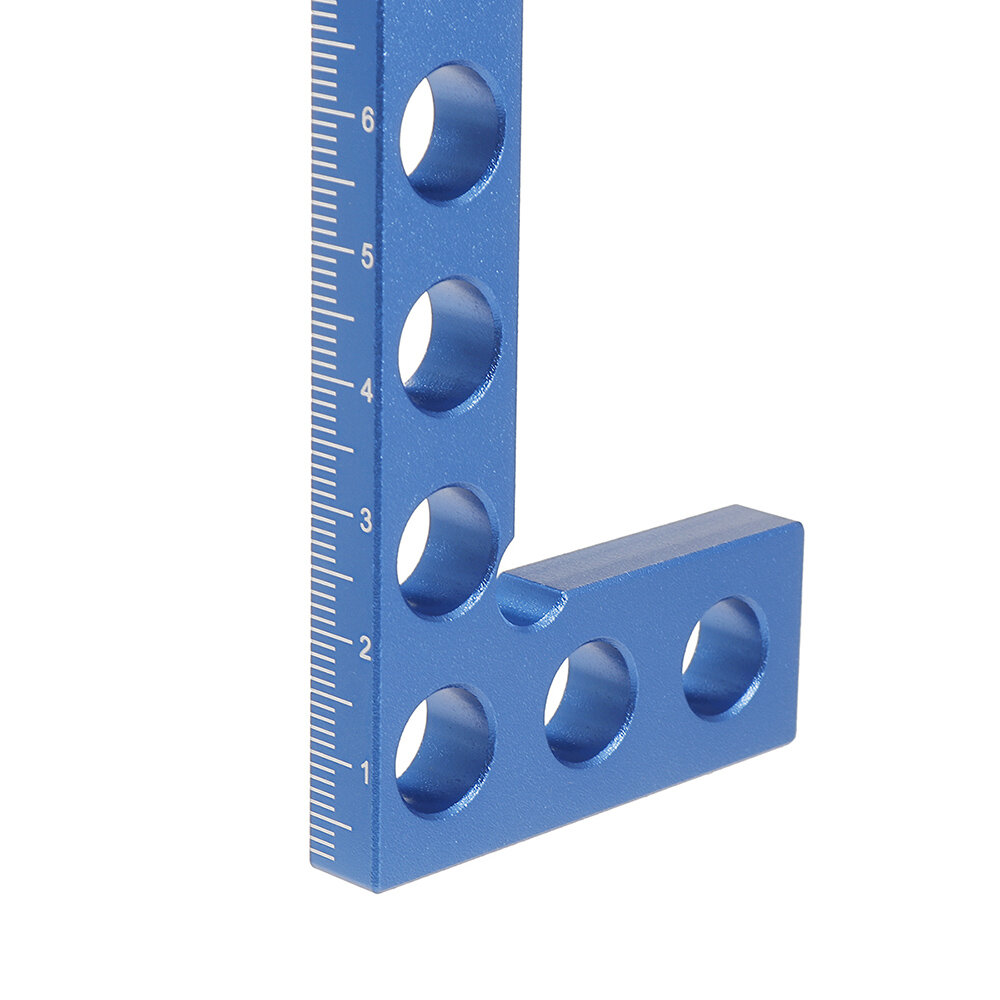 100mm ImperialMetric Right Angle Ruler Aluminum Alloy Height Measuring Ruler Woodworking Tool