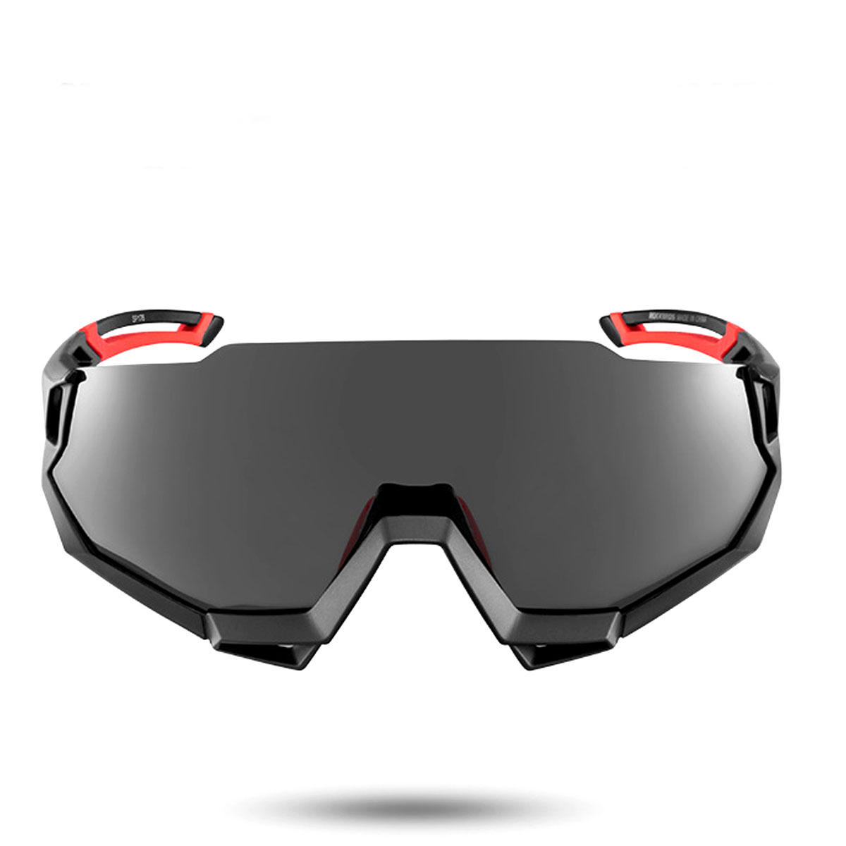 RockBros Polarized Cycling Glasses Full Frame Eyewear Sunglasses Black Blue