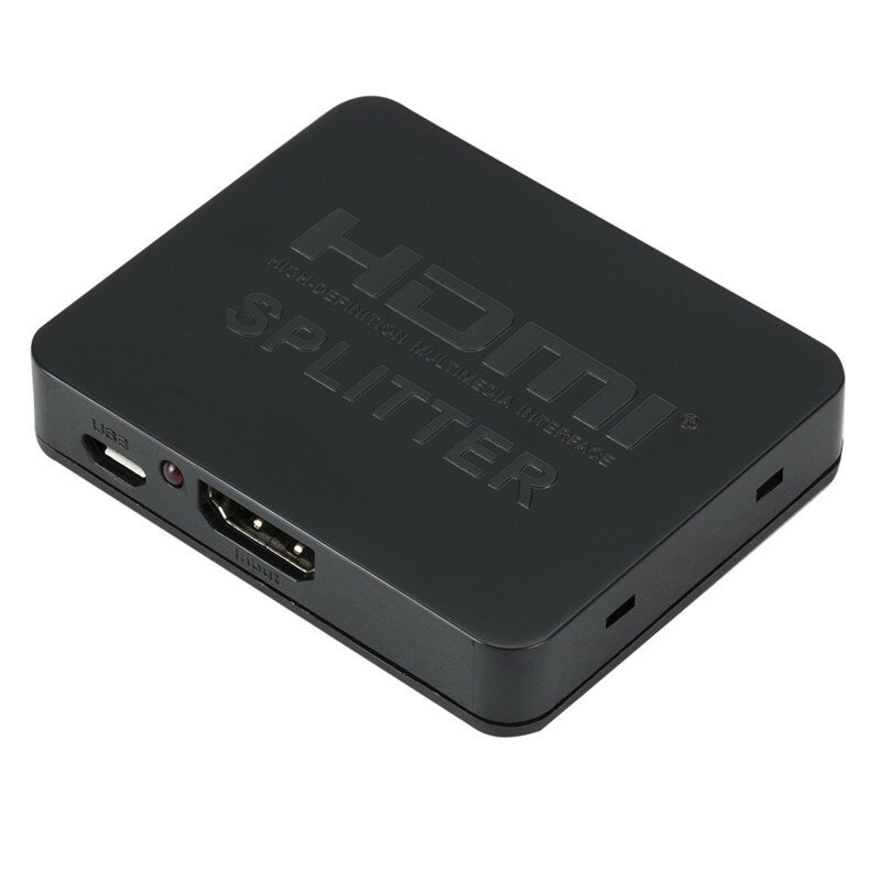 1080 P Volledige HD 3D 1 In 2 Out HDMI Splitter 1X2 HDMI Switcher Hub Signaal Distributeur voor Came