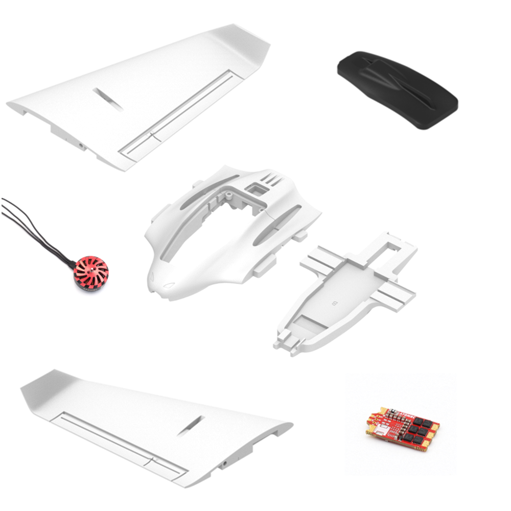 Eachine Mobula Delta Wing FW650 650mm RC Airplane Spare Parts Fuselage/ Main Wing/ V-Tail / Motor/ E