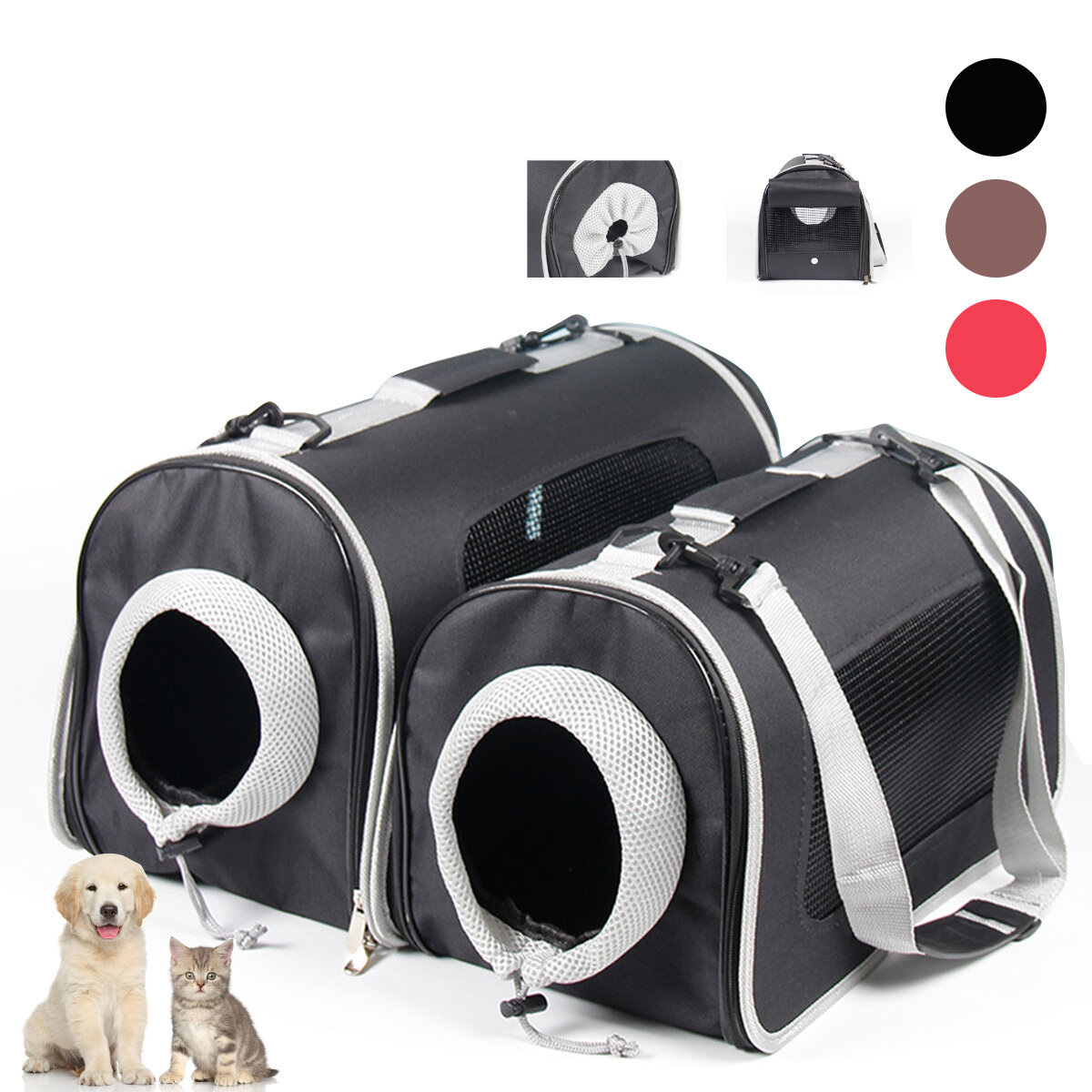 

Cat Pet Carrier Bag Portable Pet Backpack Mesh Breathable Puppy Travel Bags for Outdoor Activities Dog Bags
