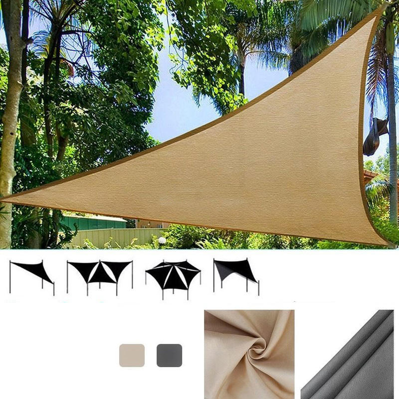 IPRee® 3x3m Triangle Sun Sail Shade Tente de camping en plein air Parasol Imperméable Étanche Anti-UV Auvent de plage Auvent Bâche  